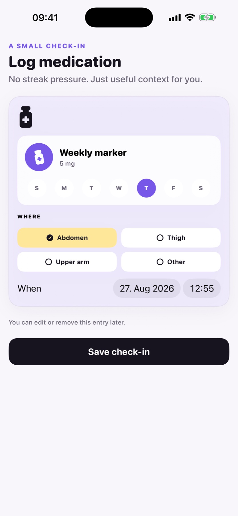 Mepace app screen preview